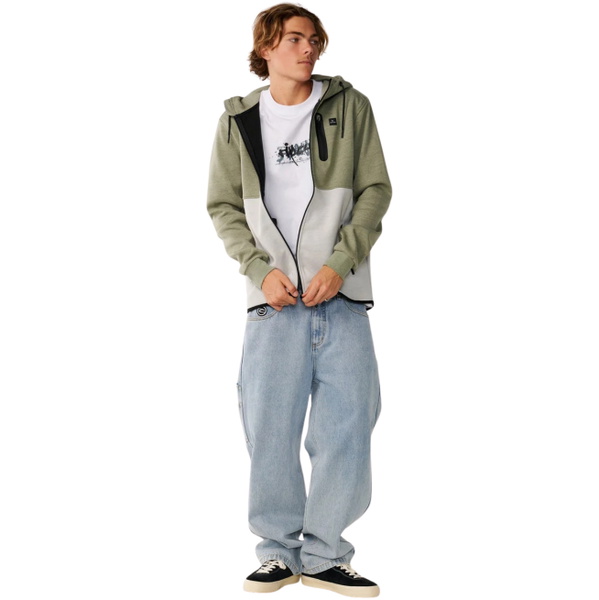 2026 Rip Curl Hommes Partie Liée Anti-Série Fleece CFEDB9 - Green